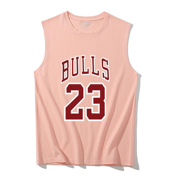 Ανδρικό casual αμάνικο με επιγραφές και οβάλ λαιμόκοψη