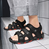 Vīriešu sandales ar velcro aizdari