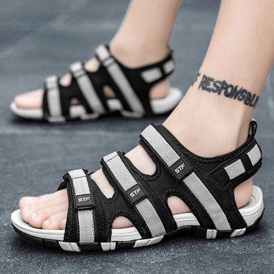 Vīriešu sandales ar velcro aizdari
