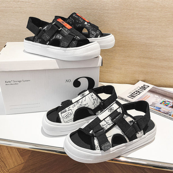 Ανδρικά casual σανδάλια με στερέωση βελκρό - σε τρία χρώματα