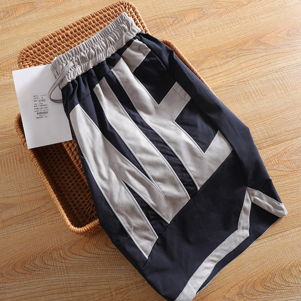 Καλοκαιρινό ανδρικό παντελόνι με 3/4 μήκος και ελαστικό