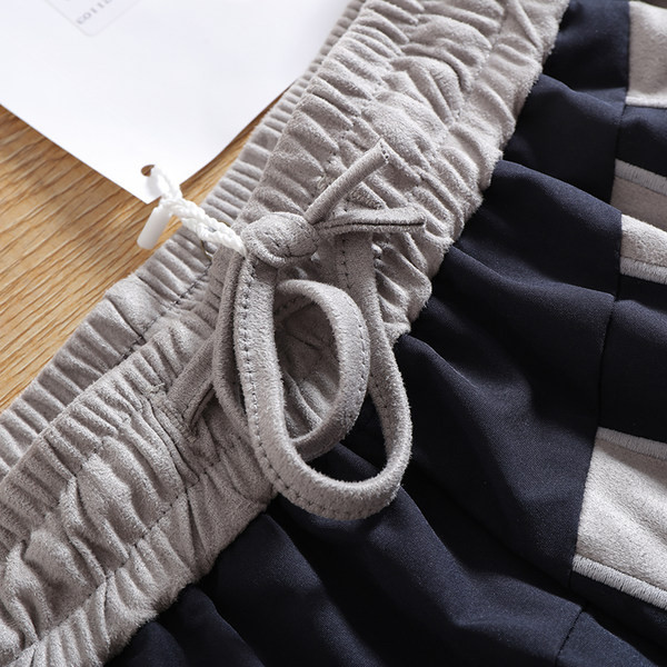 Καλοκαιρινό ανδρικό παντελόνι με 3/4 μήκος και ελαστικό