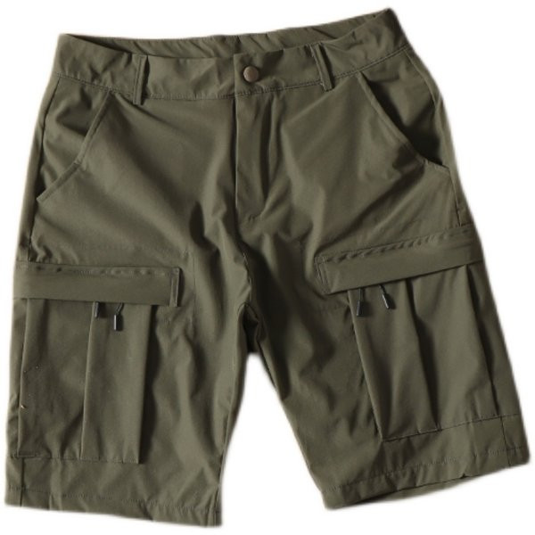 Casual ανδρικό παντελόνι 3/4 με τσέπες και λάστιχο