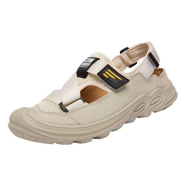 Ανδρικά σανδάλια με έμβλημα και ελαστικά