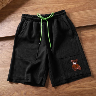 Alkalmi férfi nyári nadrág hímzéssel - 3/4 hossz