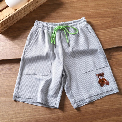 Alkalmi férfi nyári nadrág hímzéssel - 3/4 hossz