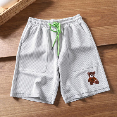 Alkalmi férfi nyári nadrág hímzéssel - 3/4 hossz