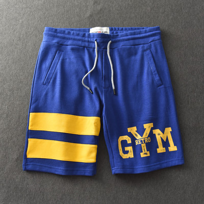 Ανδρικό παντελόνι casual με γραβάτες και επιγραφές