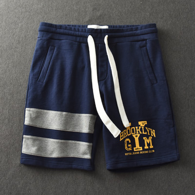 Ανδρικό παντελόνι casual με γραβάτες και επιγραφές