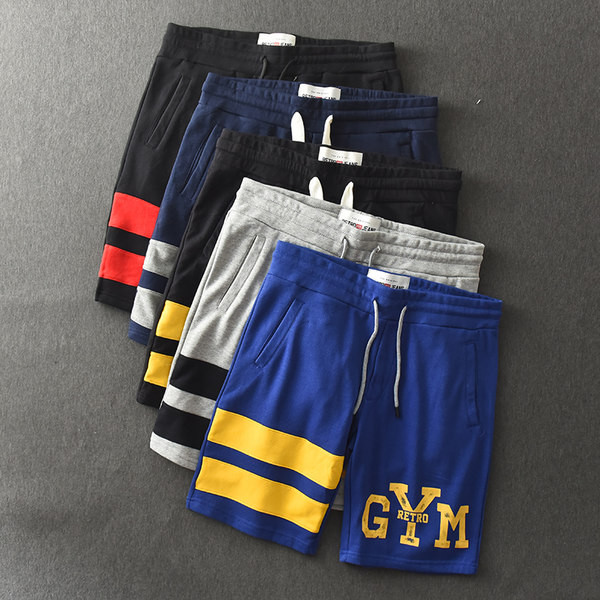 Ανδρικό παντελόνι casual με γραβάτες και επιγραφές