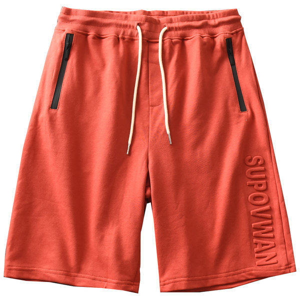 Férfi rövidnadrág zsebekkel és nyakkendőkkel