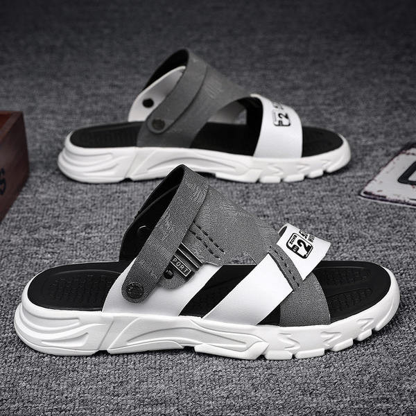 Ανδρικά σανδάλια με επιγραφές - σε τρία χρώματα