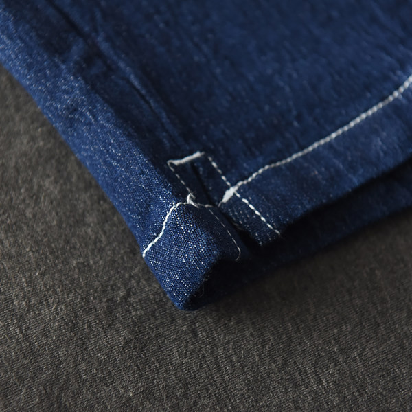 Džinsu šorti ar saitēm zilā krāsā