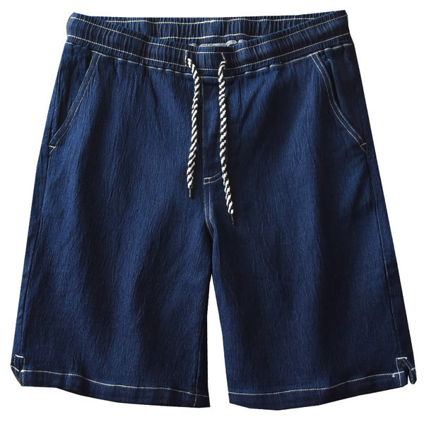 Džinsu šorti ar saitēm zilā krāsā