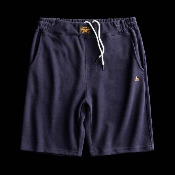 Casual ανδρικό παντελόνι με κέντημα και μήκος 3/4