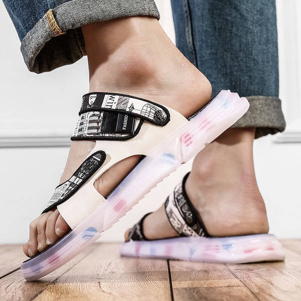 Ανδρικά σανδάλια με εφαρμογές - κατάλληλα για παραλία