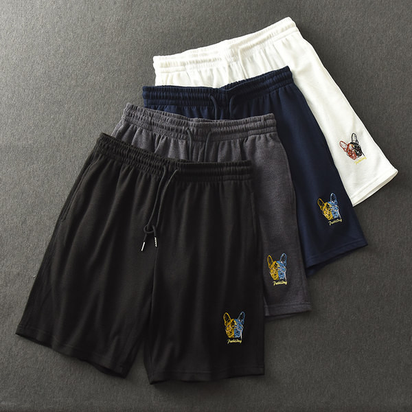 Ανδρικό σορτσάκι με ελαστική μέση και κέντημα