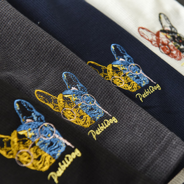 Ανδρικό σορτσάκι με ελαστική μέση και κέντημα