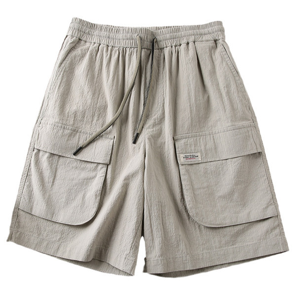 Férfi nadrág 3/4 hosszban és zsebekkel