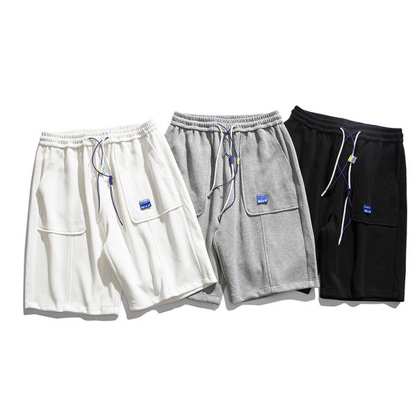 Sport- és alkalmi rövidnadrág elasztikus derékkal