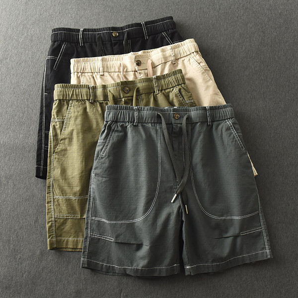 Uus mudel taskute ja lipsudega meeste lühikesed püksid