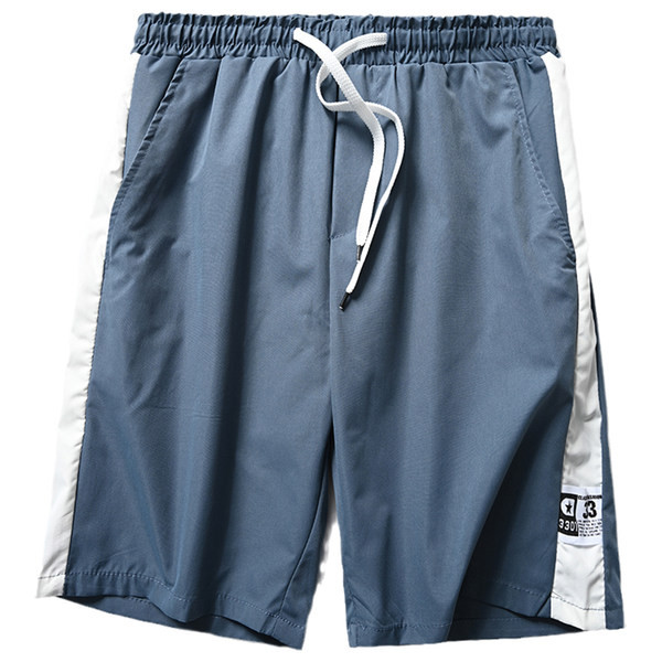 Alkalmi férfi nyári rövidnadrág gumírozással