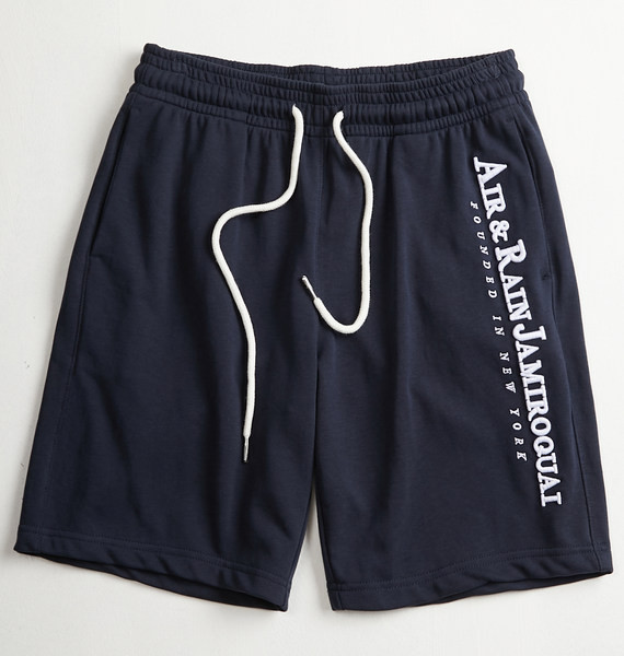 Ανδρικό σορτσάκι καλοκαίρι με επιγραφή και λάστιχο