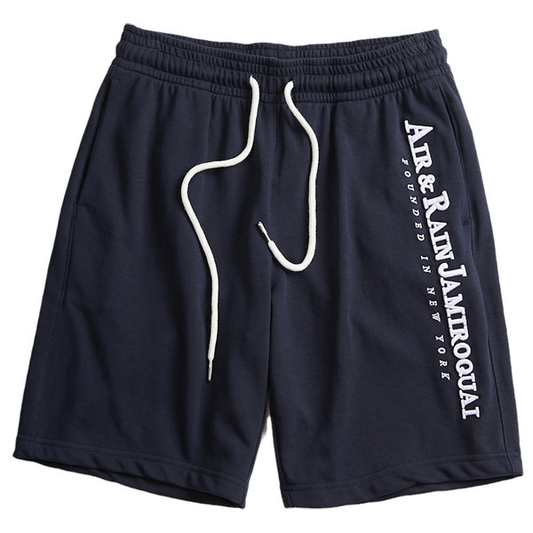 Ανδρικό σορτσάκι καλοκαίρι με επιγραφή και λάστιχο