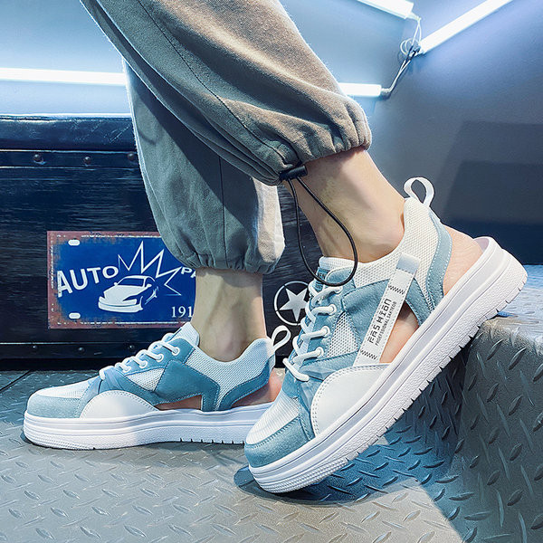 Uus mudel paelte ja lameda tallaga meeste sandaalid