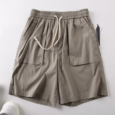 Casual ανδρικό παντελόνι με λάστιχο και τσέπες