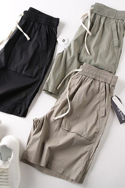 Casual ανδρικό παντελόνι με λάστιχο και τσέπες