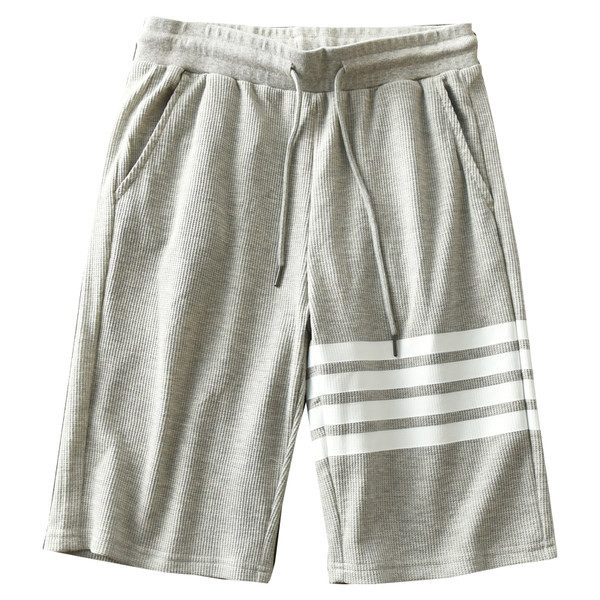 Férfi rövidnadrág megkötővel és elasztikus derékkal