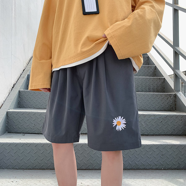 Nyári széles nadrág rátéttel