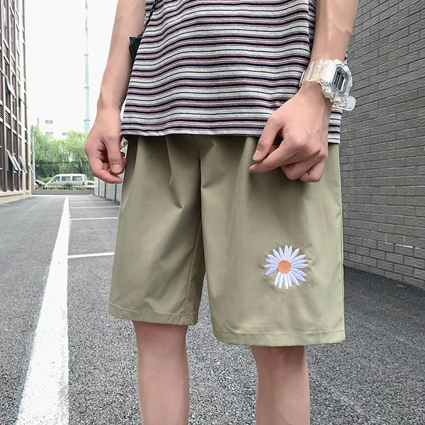 Nyári széles nadrág rátéttel