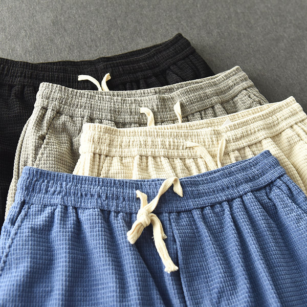 Νέο μοντέλο ανδρικά σορτς με κορδόνια σε τέσσερα χρώματα