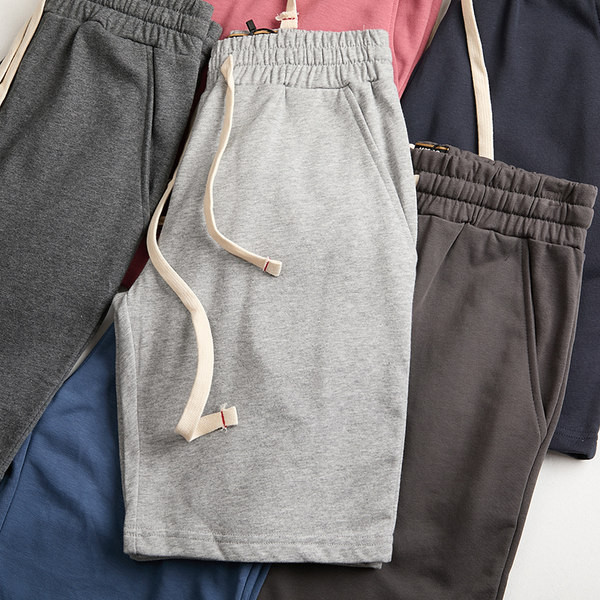 Alkalmi férfi egyszínű nadrág gumírozással