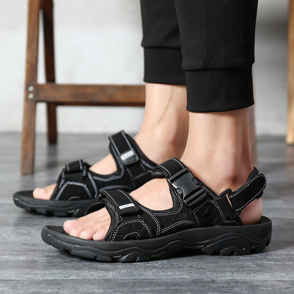 Casual ανδρικά αντιολισθητικά σανδάλια με αγκράφα