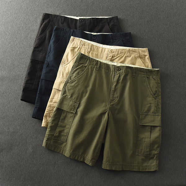 Három színben zsebes férfi alkalmi rövidnadrág