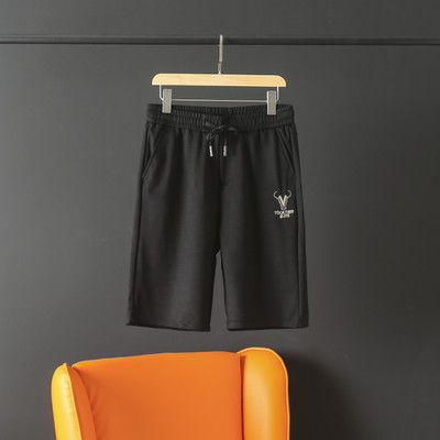 Casual ανδρικό παντελόνι 3/4 με απλικέ - δύο μοντέλα