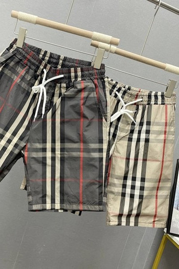 Карирани мъжки панталони  с джобове