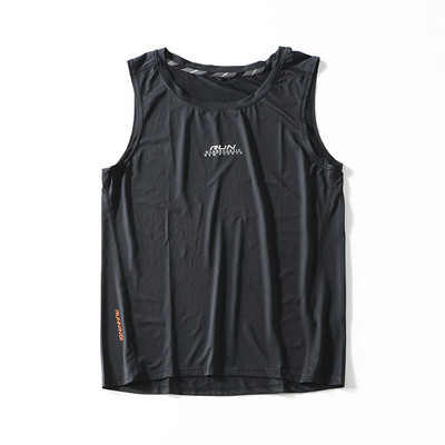 Ανδρικό καθημερινό αμάνικο με επιγραφή