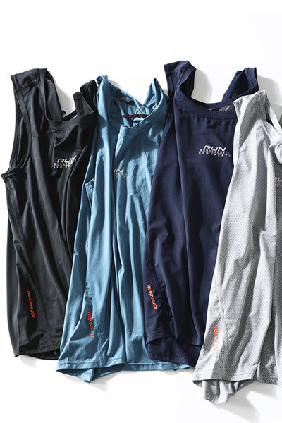 Ανδρικό καθημερινό αμάνικο με επιγραφή