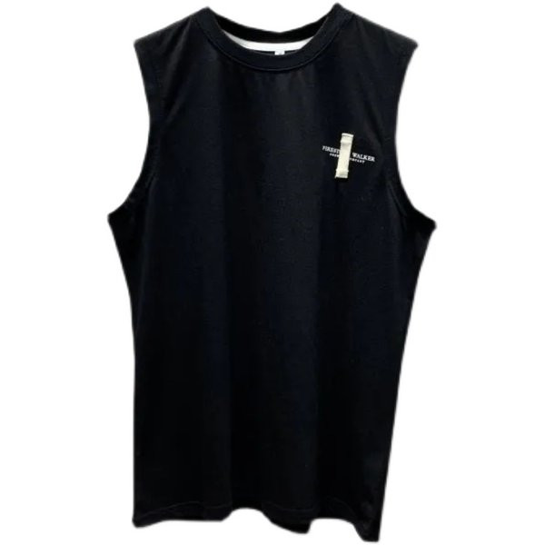 Ανδρική καλοκαιρινή αμάνικη μπλούζα  με O -λαιμόκοψη - δύο μοντέλα