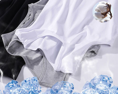 Καθημερινή  αμάνικη μπλούζα με εκτύπωση και οβάλ λαιμόκοψη - για άνδρες