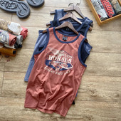 Nyári férfi felső rátéttel