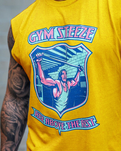 Trükiga meeste sportlik tanktop