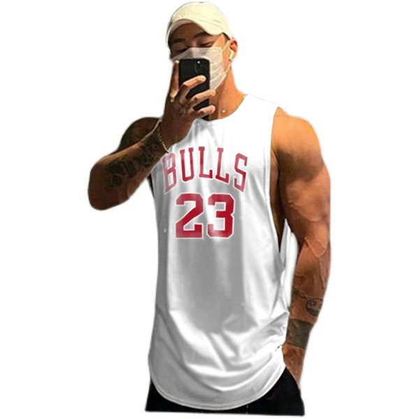 Μοντέρνο ανδρικό αμάνικο με επιγραφές