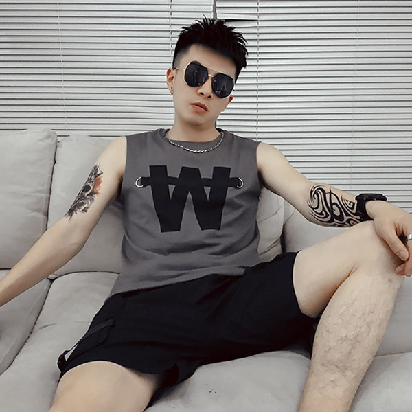 Napi férfi felső, mintával