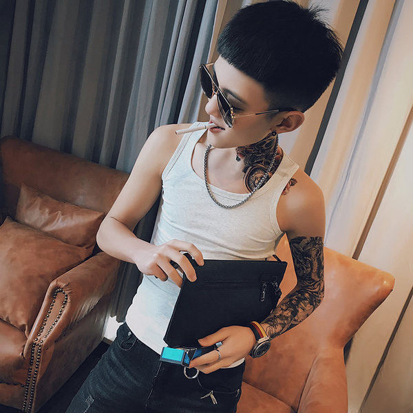 Καλοκαιρινό ανδρικό αμάνικο - κλασικό μοντέλο