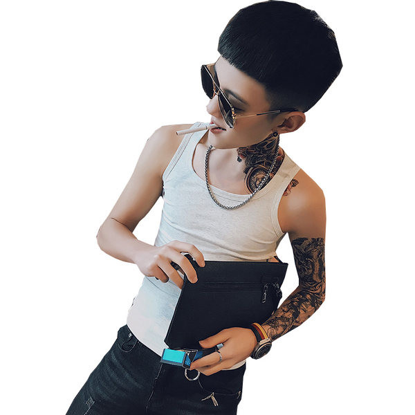 Καλοκαιρινό ανδρικό αμάνικο - κλασικό μοντέλο